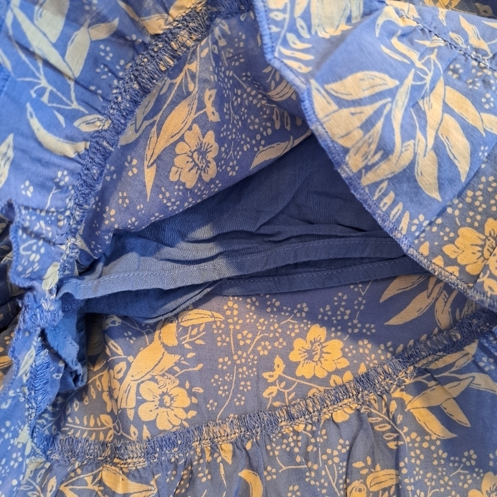 Scotch & Soda girls size 14 lined shorts toucan and flower design - Picture 4 of 5